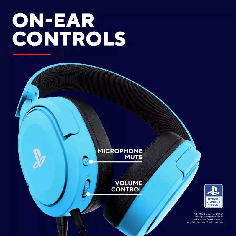 Trust GXT 498B Forta Headset ενσύρματο Headset με Head-band Gaming μπλε
