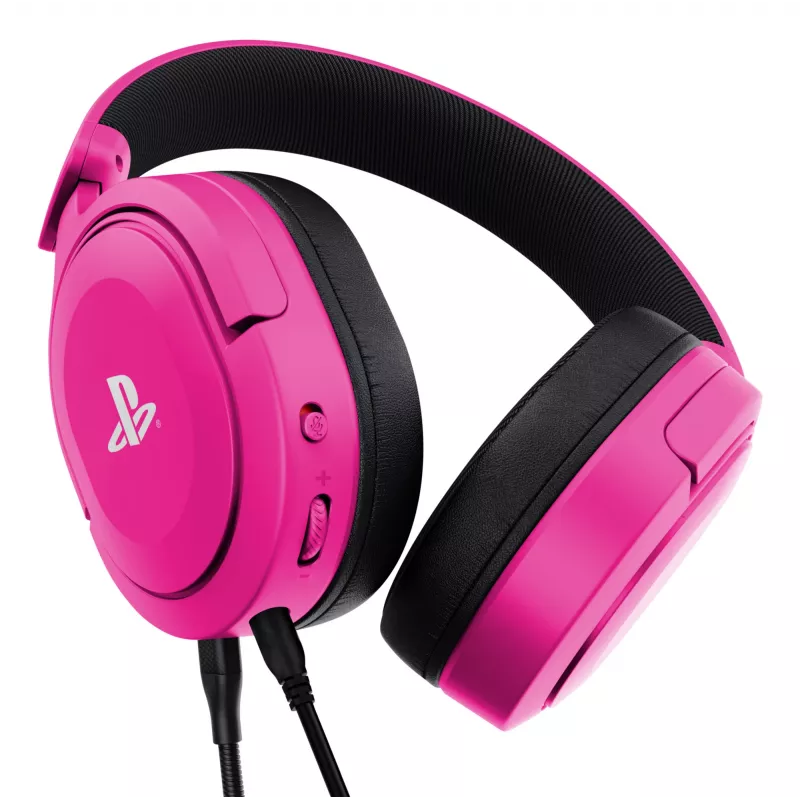 Trust GXT 498P Forta Headset ενσύρματο Head-band Gaming ροζ