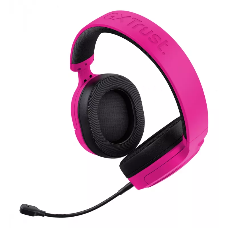 Trust GXT 498P Forta Headset ενσύρματο Head-band Gaming ροζ
