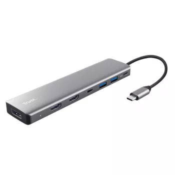 Trust 25661 Hub Διασύνδεσης USB Type-C Αλουμινίου