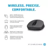 HP 150 Ασύρματο ποντίκι, αμφίχειρο, οπτικό, RF Wireless, 1600 dpi, Μαύρο