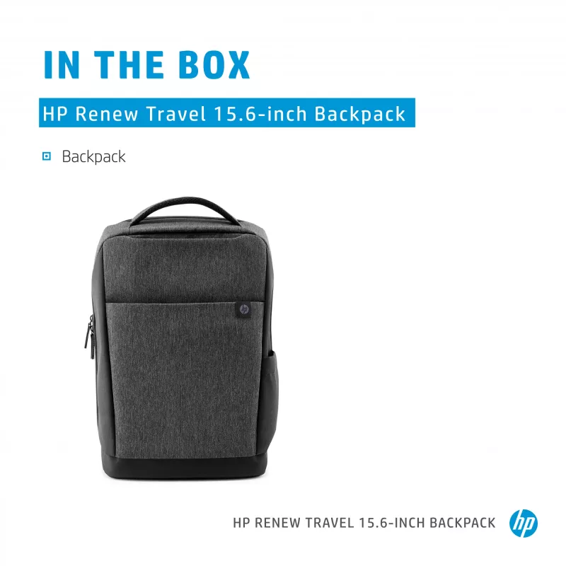 HP Renew Travel 15,6 ιντσών Σακίδιο πλάτης, σακίδιο, 650 g