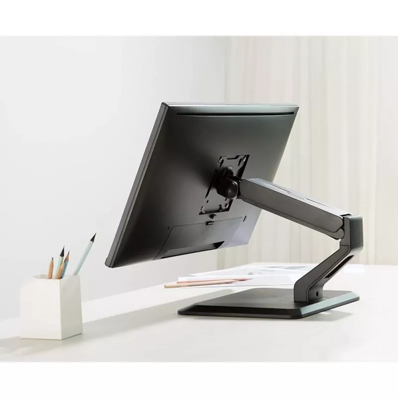 Techly ICA-LCD 35TS βάση γραφείου για οθόνη αφής, 17-32 ίντσες, έως 10 kg, VESA 75x75/100x100, αμορτισέρ αερίου, μαύρη