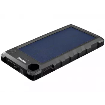 Sandberg Outdoor Solar Powerbank 10000, 10000 mAh, Μαύρο