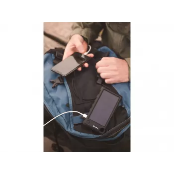 Sandberg Outdoor Solar Powerbank 10000, 10000 mAh, Μαύρο
