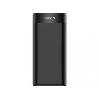 Sandberg Powerbank 20000 PD65W+2xQC3.0, 20000 mAh, Ιόντων λιθίου (Li-Ion), Quick Charge 3.0, 65 W, Μαύρο
