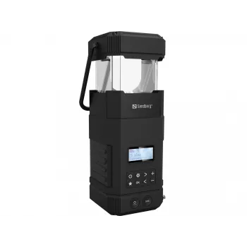 Sandberg Survivor Lantern All-in1 10000, φακός κάμπινγκ με μπαταρία, Μαύρο, IPX5, LED, USB C, Μπαταρία