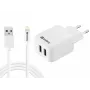 Sandberg AC φορτιστής EU Lightning 2.4A, εσωτερικού χώρου, AC, 5 V, λευκό