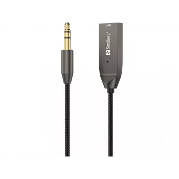 Sandberg Wireless Audio Link USB, USB, A2DP, AVRCP, HFP, 10 m, μαύρο, βάση, 5 V