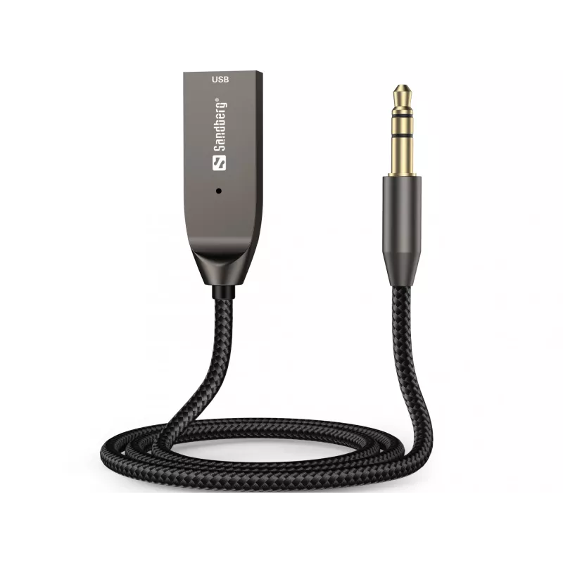 Sandberg Wireless Audio Link USB, USB, A2DP, AVRCP, HFP, 10 m, μαύρο, βάση, 5 V