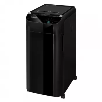 Fellowes καταστροφέας εγγράφων 550 φύλλων αυτόματης τροφοδοσίας τεμαχισμός σταυρού AutoMax 550C με κάδο συλλογής 83 λίτρων υψηλή ασφάλεια P4