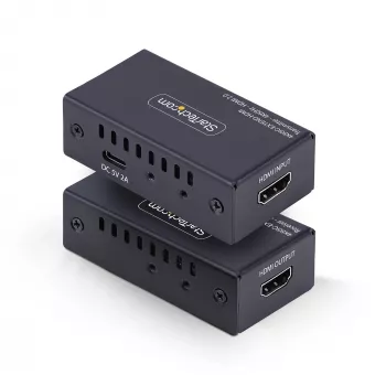 StarTech.com επέκταση HDMI μέσω CAT5e/CAT6, 4K 60Hz, έως 200ft (60m), κιτ πομπού και δέκτη, Power over Cable, συμπαγής σχεδιασμός