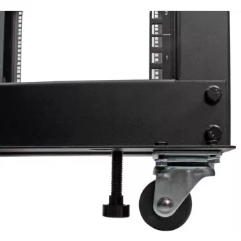 StarTech.com 4POSTRACK8U ανοιχτό ράφι διακομιστή 4 στύλων 8U, 19 ιντσών, ρυθμιζόμενο βάθος 22-40 ίντσες (56-102 cm), αντοχή 544 kg (1200 lb), μαύρο