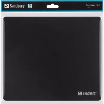 Sandberg Mousepad μαύρο, μαύρο, μονόχρωμο