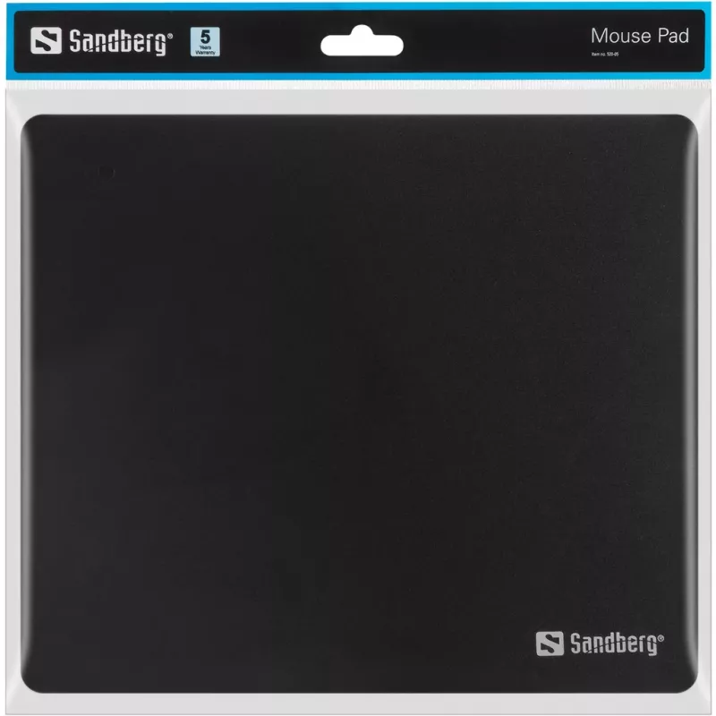 Sandberg Mousepad μαύρο, μαύρο, μονόχρωμο