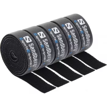 Sandberg Καλώδιο Δεματικά Velcro 5 τεμ., δεματικά Velcro, μαύρο, 1000 mm, 73 g, 50 mm, 50 mm
