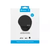 Sandberg Mousepad Memory Foam Στρογγυλό, μαύρο, μονόχρωμο, Memory Foam, στήριγμα καρπού, αντιολισθητική βάση