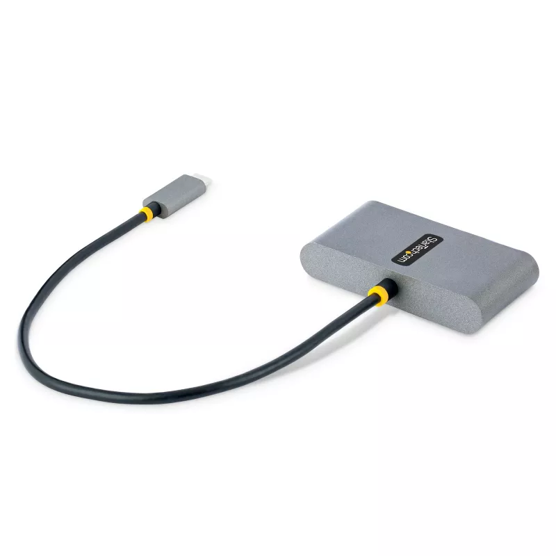 StarTech.com Hub USB-C 4 Θυρών με 100W Power Delivery Pass-Through – 2x USB-A + 2x USB-C – USB 3.0 5Gbps – Καλώδιο 1ft (30cm) – Φορητό Hub USB Type-C σε USB-A/C