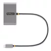 StarTech.com Hub USB-C 4 Θυρών με 100W Power Delivery Pass-Through – 2x USB-A + 2x USB-C – USB 3.0 5Gbps – Καλώδιο 1ft (30cm) – Φορητό Hub USB Type-C σε USB-A/C