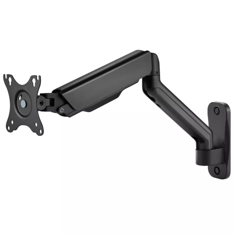 Techly ICA-LCD G112E περιστρεφόμενη βάση τοίχου με αμορτισέρ αερίου, για 1 οθόνη 17-32 ιντσών (43-81,3 cm), 9 kg