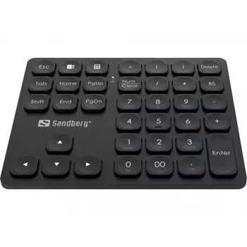 Αριθμητικό Πληκτρολόγιο Sandberg Wireless Numeric Keypad Pro Μεμβράνης 36 Πλήκτρων