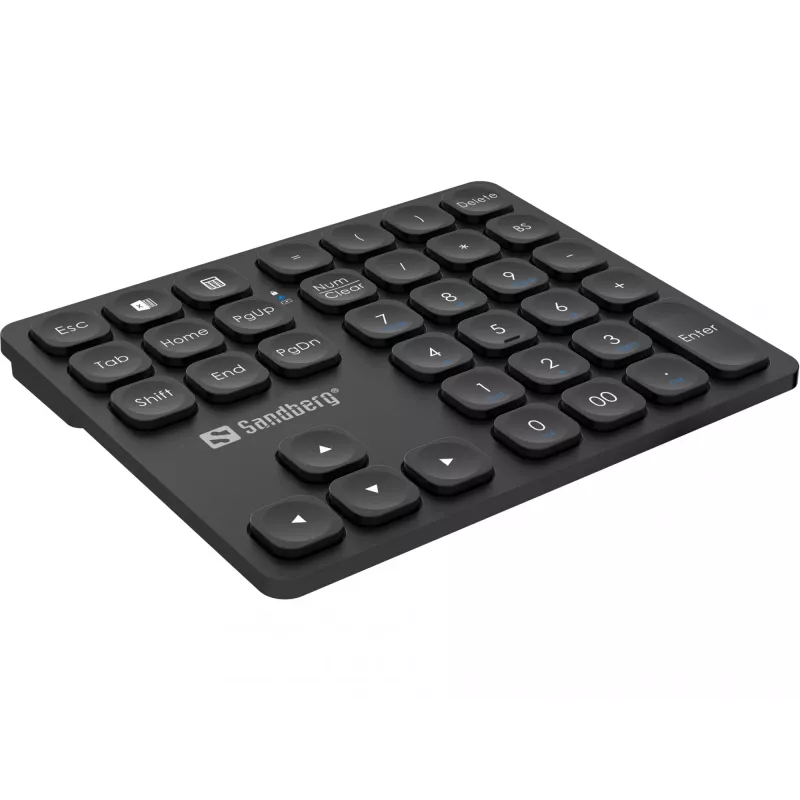 Αριθμητικό Πληκτρολόγιο Sandberg Wireless Numeric Keypad Pro Μεμβράνης 36 Πλήκτρων