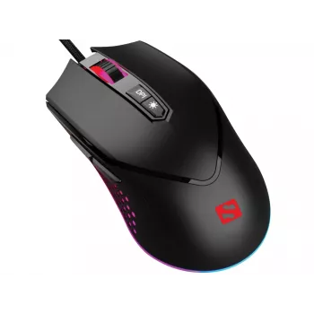 Sandberg Azazinator Ποντίκι 6400, Δεξιόχειρας, USB Type-A, 6400 DPI, μαύρο