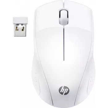HP Wireless Ποντίκι 220 (Schneeweiß), Οπτικό, RF Wireless, Λευκό
