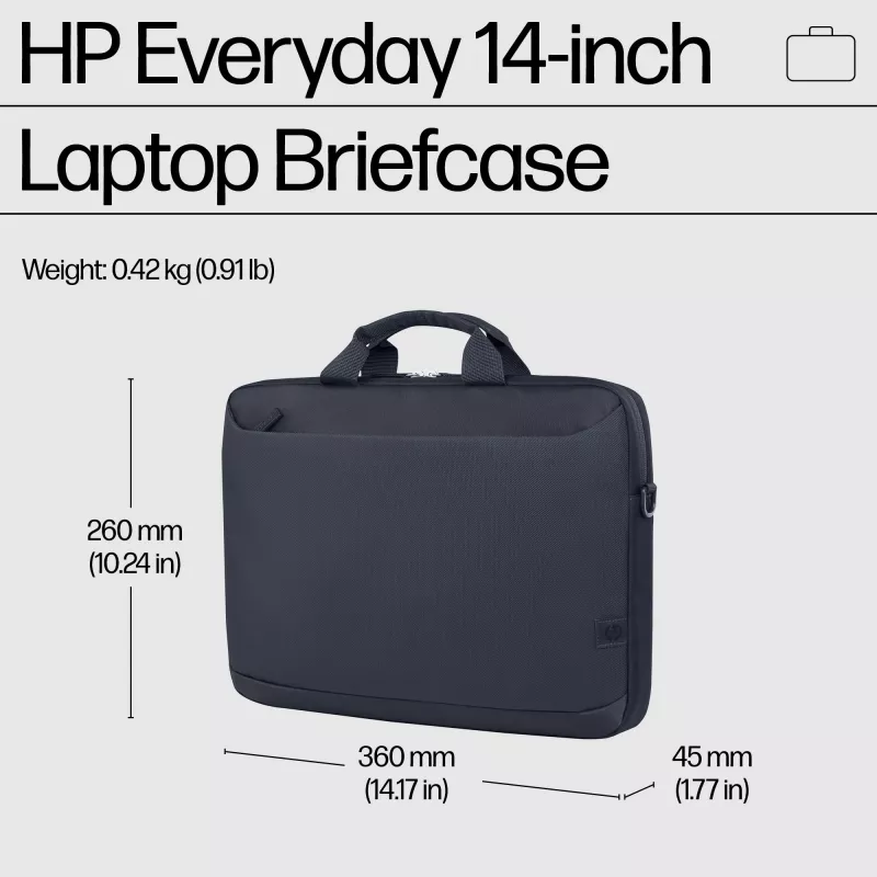 HP Everyday χαρτοφύλακας laptop 14 inch, χαρτοφύλακας, 35,8 cm (14,1 inch), ιμάντας ώμου, 420 g