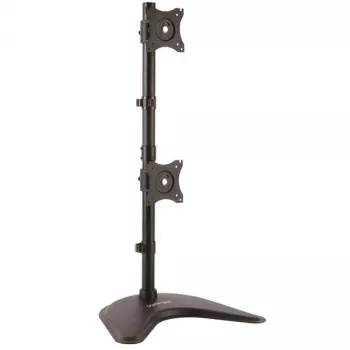 StarTech.com Βάση διπλής οθόνης – κάθετη, ελεύθερη, 10 kg, 33 cm (13 ίντσες), 68,6 cm (27 ίντσες), 100 x 100 mm, μαύρο