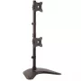 StarTech.com Βάση διπλής οθόνης – κάθετη, ελεύθερη, 10 kg, 33 cm (13 ίντσες), 68,6 cm (27 ίντσες), 100 x 100 mm, μαύρο