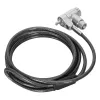 Targus ASP95GL Κλείδωμα καλωδίου ασημί 2 m