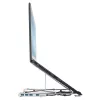 Targus AWU100205GL βάση φορητού υπολογιστή με USB hub 4 θυρών, 25,4–39,6 cm (10–15,6 ίντσες), ασημί