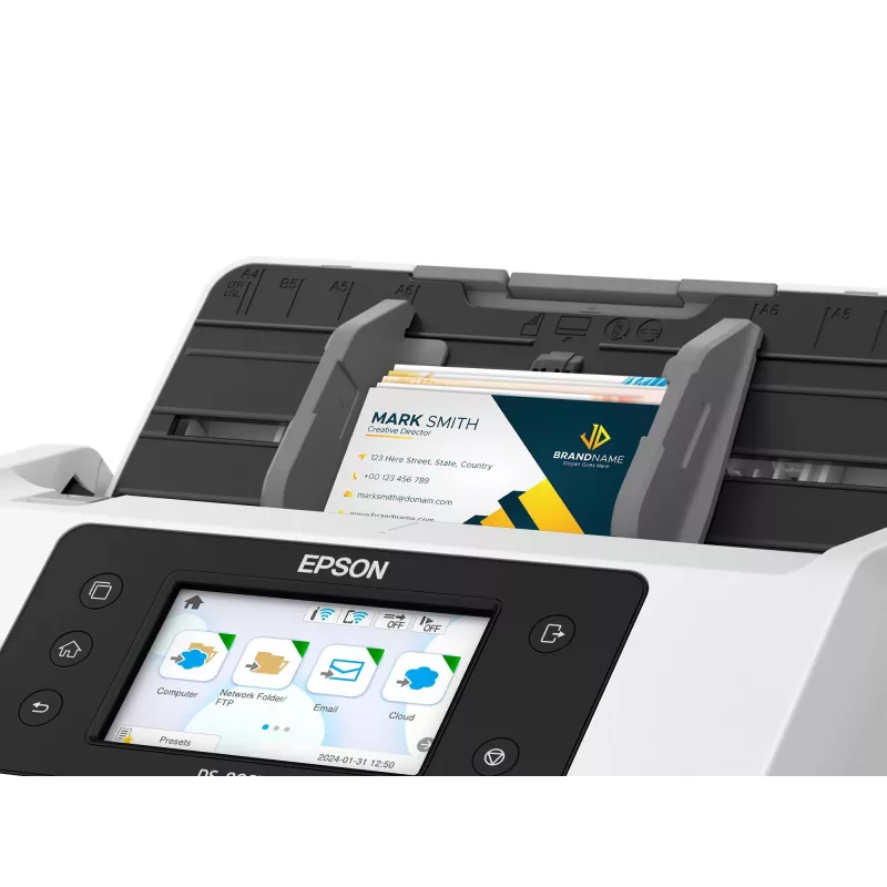 Epson WorkForce DS-800WN Σαρωτής με Τροφοδότη 600 x 600 DPI A4 Λευκό