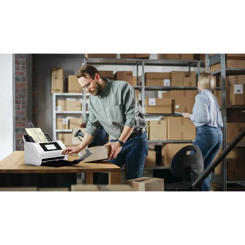 Epson WorkForce DS-800WN Σαρωτής με Τροφοδότη 600 x 600 DPI A4 Λευκό
