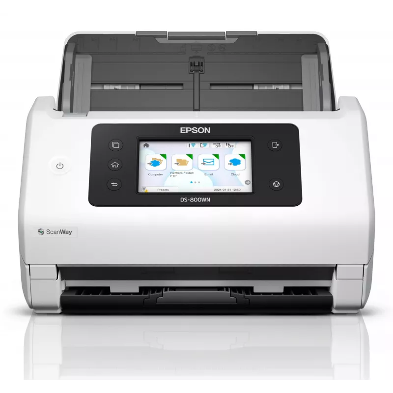 Epson WorkForce DS-800WN Σαρωτής με Τροφοδότη 600 x 600 DPI A4 Λευκό