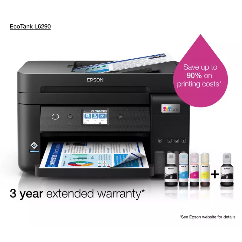 Epson EcoTank L6290 Inkjet A4 4800 x 1200 DPI 33 ppm Wi-Fi