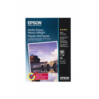 Epson Matte Paper Heavy Weight, DIN A3, 167 g/m², 50 Φύλλα