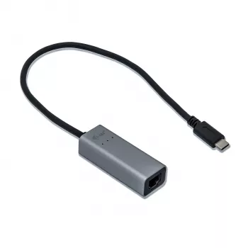 i-tec Metal Προσαρμογέας USB-C Gigabit Ethernet, Ενσύρματος, USB Type-C, Ethernet, 1000 Mbit/s, Γκρι