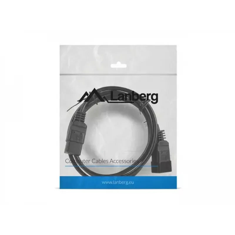 Καλώδιο τροφοδοσίας Lanberg CA-C19E-10CC-0018-BK μαύρο 1,8 m