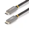 StarTech.com Καλώδιο USB4 1 m, πιστοποιημένο USB-IF καλώδιο USB-C, 40 Gbit/s, καλώδιο μεταφοράς δεδομένων USB Type-C, 100 W Power Delivery, 8K 60 Hz, συμβατό με Thunderbolt 4/3/USB 3.2