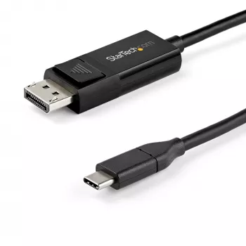 StarTech.com Καλώδιο USB-C σε DisplayPort 1.4 1 m 8K 60 Hz/4K – αμφίδρομο καλώδιο προσαρμογέα βίντεο DP σε USB-C ή USB-C σε DP – HBR3/HDR/DSC – καλώδιο οθόνης USB Type-C/Thunderbolt