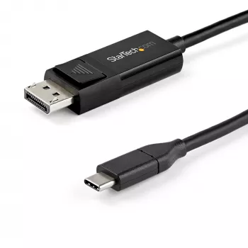 StarTech.com Καλώδιο USB-C σε DisplayPort 1.4 2m 8K 60Hz/4K - αμφίδρομο καλώδιο προσαρμογέα βίντεο DP σε USB-C ή USB-C σε DP - HBR3/HDR/DSC - καλώδιο οθόνης USB Type-C/Thunderbolt 3 (CDP2DP142MBD)