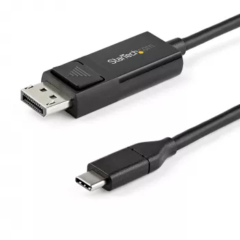 StarTech.com Καλώδιο USB-C σε DisplayPort 1.2 1m 4K 60Hz - αμφίδρομο καλώδιο προσαρμογέα βίντεο DP σε USB-C ή USB-C σε DP - HBR2/HDR - καλώδιο οθόνης USB Type C/Thunderbolt