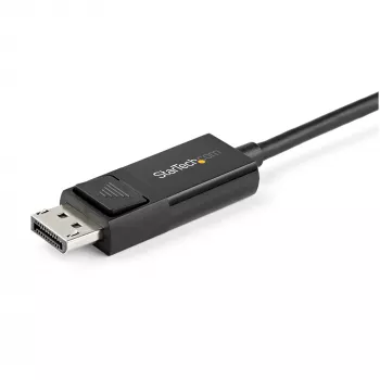 StarTech.com Καλώδιο USB-C σε DisplayPort 1.2 1m 4K 60Hz - αμφίδρομο καλώδιο προσαρμογέα βίντεο DP σε USB-C ή USB-C σε DP - HBR2/HDR - καλώδιο οθόνης USB Type C/Thunderbolt