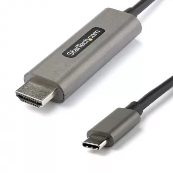 StarTech.com Καλώδιο USB C σε HDMI 10ft (3m) 4K 60Hz με HDR10 - καλώδιο προσαρμογέα βίντεο Ultra HD USB Type-C σε 4K HDMI 2.0b - μετατροπέας οθόνης/οθόνης USB-C σε HDMI HDR - DP 1.4 Alt Mode HBR3