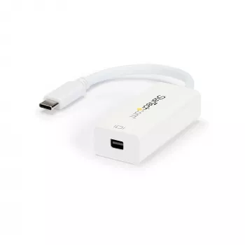 StarTech.com Προσαρμογέας USB-C σε Mini DisplayPort – 4K 60 Hz – λευκό – προσαρμογέας USB 3.1 Type-C σε Mini DP – ενημερωμένη έκδοση είναι CDP2MDPEC