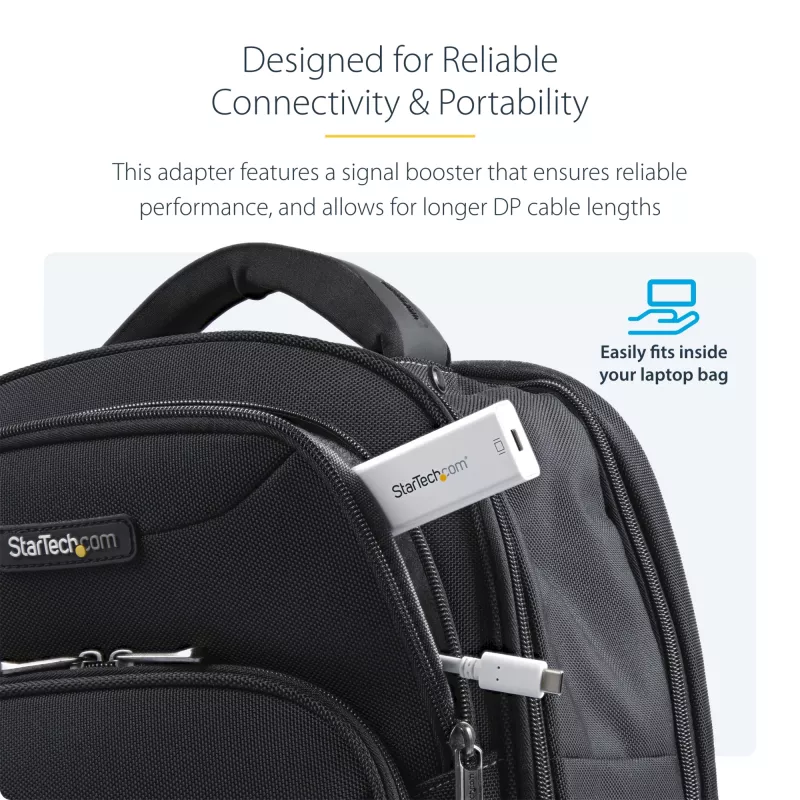 StarTech.com Προσαρμογέας USB-C σε Mini DisplayPort – 4K 60 Hz – λευκό – προσαρμογέας USB 3.1 Type-C σε Mini DP – ενημερωμένη έκδοση είναι CDP2MDPEC