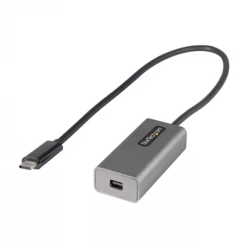 StarTech.com Προσαρμογέας USB-C σε Mini DisplayPort – 4K 60Hz προσαρμογέας USB-C σε mDP dongle – USB Type-C σε οθόνη Mini DP – μετατροπέας βίντεο – συμβατός με Thunderbolt 3 – ενσωματωμένο καλώδιο 30 cm – ενημερωμένη έκδοση του CDP2MDP