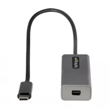 StarTech.com Προσαρμογέας USB-C σε Mini DisplayPort – 4K 60Hz προσαρμογέας USB-C σε mDP dongle – USB Type-C σε οθόνη Mini DP – μετατροπέας βίντεο – συμβατός με Thunderbolt 3 – ενσωματωμένο καλώδιο 30 cm – ενημερωμένη έκδοση του CDP2MDP